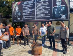 Polresta Mataram Musnahkan 380 Gram Ganja Kering, Disaksikan Langsung oleh Tersangka dan Instansi Terkait.