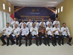 Perkuat Integritas, Kakanwil Ditjen Pas Beserta Ka. UPT Laksanakan Deklarasi Zero Narkoba Dan Telepon Genggam