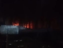 Kebakaran Sumur Minyak Ilegal Kembali Terjadi di Kawasan HGU PT Hindoli Muba, Polsek Keluang Bungkam
