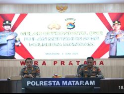 Polresta Mataram Gelar Rapat Gelar Operasional Bulanan, Evaluasi Kinerja Demi Optimalisasi Pelayanan Publik