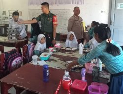 Polsek Ampenan Lakukan Monitoring Program Makan Bergizi Gratis di SDN 17 Ampenan