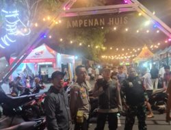 Kapolsek Ampenan Pimpin Pengamanan Nobar Indonesia vs Jepang, Ratusan Warga Padati Tiga Titik Nobar
