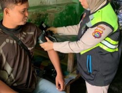 Sambut Hari Bhayangkara ke-79, Polresta Mataram Gelar Bakti Kesehatan Gratis untuk Ojek Pangkalan dan Ojol