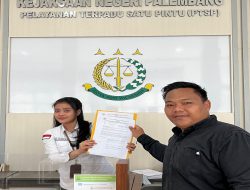 Sekjen KAMUS Laporkan Dugaan Korupsi Rp1,9 Miliar di Dinas PUPR Kota Palembang ke Kejari