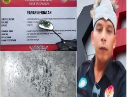 Belum lama Dikerjakan, Betonissai Jalan Lingkungan dari Bankeu 2025 di Desa Puspasari Bogor Sudah Retak