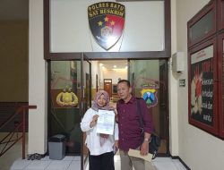 Didampingi Kuasa Hukum, Orang Tua Korban Dugaan Penganiayaan Laporkan ke Polres Batu