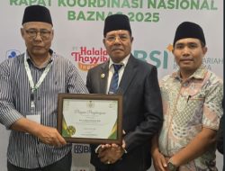Bupati Lombok Timur Raih Penghargaan Bergengsi BAZNAS Aword Tingkat Nasional 2025