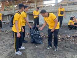 Polairud Polda NTB Rutin Gelar Olahraga dan Bersih-Bersih Pantai, Wujudkan Program Unggulan Polri