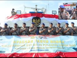Kombes Dewa ungkap Makna Tabur Bunga: ‘Ini Janji Kami Menjaga Laut Indonesia’