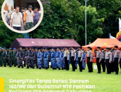 Sinergitas Tanpa Batas: Danrem 162/WB dan Gubernur NTB Pastikan Kesiapan 450 Personel Gabungan