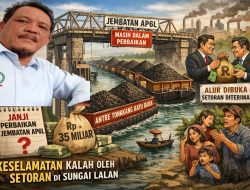 Ketua DPD PWRI Sumsel Pembangunan Jembatan AP6L Masih Janji: Tongkang Batu Bara Sudah Antri, Keselamatan Kalah oleh Setoran di Lalan