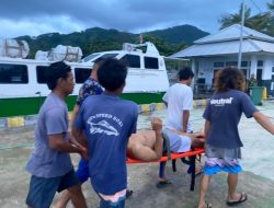 Ditpolairud Polda NTB Berikan Pelayanan Cepat Evakuasi Warga Terpeleset di Gili Trawangan