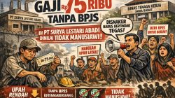 Aktivis Bogor Desak Disnaker Jabar: Gaji Rp75 Ribu Tanpa BPJS di PT Surya Lestari Abadi Dinilai Tidak Manusiawi