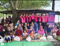 Bhayangkari Polairud Peduli, Salurkan Bansos kepada Masyarakat Pesisir Kuranji