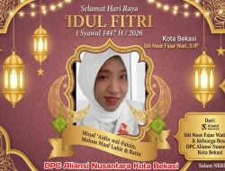 Siti Noor Fajar Wati dan DPC Aliansi Nusantara Kota Bekasi Sampaikan Ucapan Idul Fitri 1447H