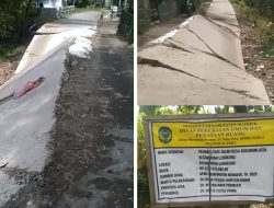 LSM KPK RI Dugaan Proyek Gagal Teknis, Baru Dua Pekan Rampung, Jalan Ratusan Juta di Nganjuk Ambrol