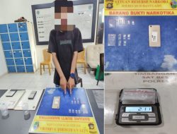 Terjatuh Saat Melarikan Diri, Pengedar Sabu di Perumahan Beca Sekayu Gagal Hilangkan 9 Paket Narkotika