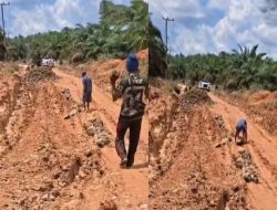 Video Viral Jadi Tamparan Keras bagi Pemkab Muba: Warga Keban1 Perbaiki Jalan Sendiri Secara Manual