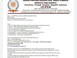 Transparansi Keuangan Dipertanyakan, Ketua DPD LSM KPK.RI Jabar Kirim Surat Permohonan Informasi ke Desa Sukamerta   