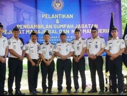 Pelantikan & Pengambilan Sumpah Jabatan Pejabat Manajerial dan Non Manajerial di Lingkungan Kanwil Ditjenpas NTB