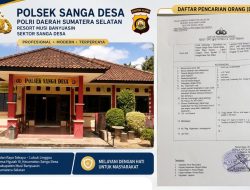 Polsek Sanga Desa Tetapkan Heru Bin Sumarman sebagai DPO, Polisi Tegaskan Tak Ada Ruang bagi Pelaku Curat di Musi Banyuasin