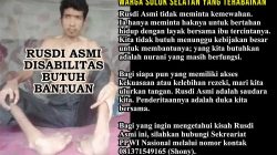 Mengetuk Pintu Langit: Kisah Rusdi Asmi, Pemuda Disabilitas yang Berjuang di Tengah Senyapnya Kepedulian