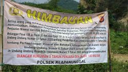 Larangan Tambang Ilegal di Klapanunggal Bogor: Penegakan Hukum atau Sekadar Formalitas?