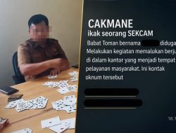 Diduga Main Judi Saat Berseragam ASN, Oknum Sekcam Babat Toman Dinilai Cemarkan Citra Pemkab Muba