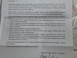 LSM KPK RI Keberatkan Jawaban SMAN 1 Compreng: Hanya Arahkan ke Aplikasi ARKAS, Langgar UU Keterbukaan Informasi
