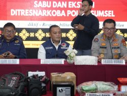 Polda Sumsel Bongkar Jaringan Narkoba Pemasok Kawasan Tambang dan Perkebunan di Sumatera Selatan