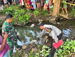 Mayat Bayi Ditemukan Mengambang di Saluran Irigasi Keruak, Polisi Lakukan Evakuasi dan Imbau Warga Jaga Kamtibmas