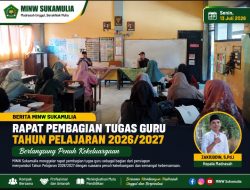 Sambut Tahun Ajaran Baru, MINW Sukamulia Gelar Rapat Pembagian Tugas Guru dengan Semangat Kebersamaan