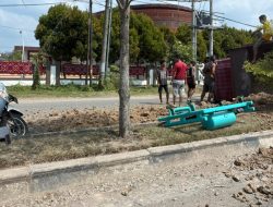 Truk Tanah Galian Terguling di Simpang MPP Sekayu, Warga Desak Aparat Telusuri Dugaan Aktivitas Galian C