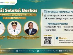 29 Kandidat Melaju! Hasil Seleksi Berkas Rekrutmen PT DSSP Power Sumsel 2026 Resmi Diumumkan, Tes Wawancara Digelar Esok Hari