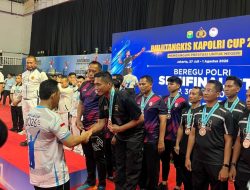 Banggakan NTB, Tim Polda NTB Rebut Juara III Bulutangkis Kapolri Cup 2026