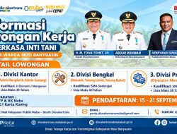 Ayo Generasi Unggul Muba Ikuti Seleksi! Pendaftaran Lowongan PT PIT Dibuka hingga 21 September 2026