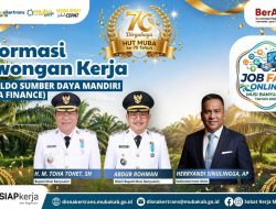 Peringati HUT Ke 70 Pemkab Muba Dorong Penyerapan Tenaga Kerja Lokal Gelar Job Fair Online 2026