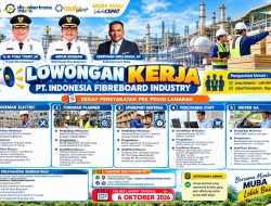 Semarak HUT ke-70 Muba, Disnakertrans Gelar Job Fair Online 2026, PT Indonesia Fibreboard Industry Buka 5 Formasi