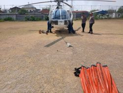 Kebakaran TPA Putri Cempo Solo, Helikopter Polairud Baharkam Polri BKO Polda Jateng Dikerahkan Gempur Api dari Udara