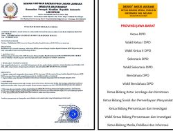 DPD KPK RI Provinsi Jawa Barat Dibubarkan, Pengurus Tidak Bertanggung Jawab atas Penggunaan KTA Pasca-Pembubaran