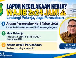 Pekerja Mengalami Kecelakaan, Jangan Sampai Haknya Terabaikan! Disnakertrans Muba Ingatkan Perusahaan Segera Melapor
