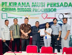 Pastikan Hak 33 Pekerja Terpenuhi, Kadisnakertrans Muba Turun Langsung ke PT Kirana Musi Persada