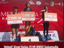 Hebat! Siswi Kelas VI MI NWDI Sukamulia Raih Juara 2 di Ajang Bergengsi Merumatta Half Marathon 2026